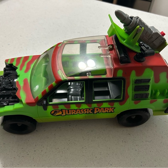 Jungle Explorer Jeep Complete Jurassic Park 1993 + Figures & Extras - Picture 3 of 7